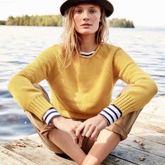 J. Crew Sweaters - J Crew Always Women's Mustard Yellow Roll Neck Sweater Size XS